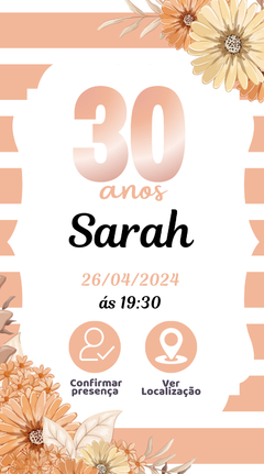 Convite Interativo Aniversário Adulto na internet