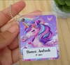 Etiqueta Chaveiro de Identificação Personalizado Unicórnio - comprar online