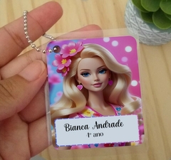 Etiqueta Chaveiro de Identificação Personalizado Barbie - comprar online