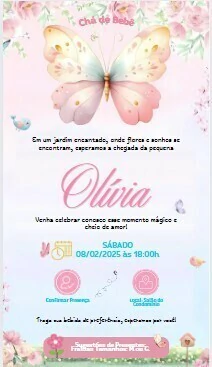 Convite Interativo | Chá de Bebê - comprar online