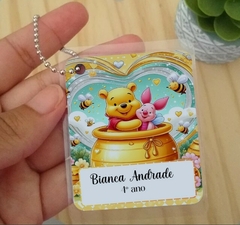 Etiqueta Chaveiro de Identificação Personalizado Ursinhos Pooh - comprar online
