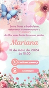 Convite Interativo Jardim das Borboletas - comprar online