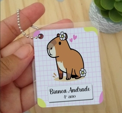 Etiqueta Chaveiro de Identificação Infantil Diversos Personalizado