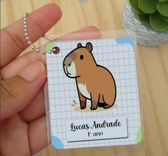 Etiqueta Chaveiro de Identificação Infantil Diversos Personalizado - comprar online