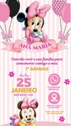 Convite Interativo Minnie Rosa - comprar online