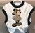 Cropped com pedrarias Mickey de boné