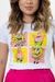 T-shirt Bob esponja e Patrick quadros