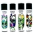 Pack Mecheros Clipper Calavera Flores