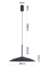 PENDENTE KALE GER Ø38CM PRETO 3000K 10W na internet