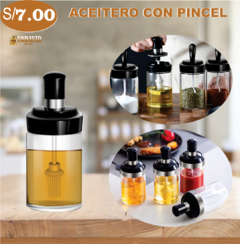 ACEITERO CONDIMENTERO - BROCHA / CUCHARILLA