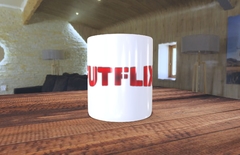 Caneca Futflix Branca