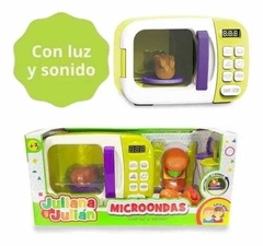 MICROOONDAS CON LUZ Y SONIDO JULIANA Y JULIAN - comprar online