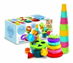 SET TORRE , ANILLOS APILABLE Y BALDE ENCASTRE DURAVIT cod.7640 - comprar online