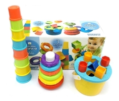 SET TORRE , ANILLOS APILABLE Y BALDE ENCASTRE DURAVIT cod.7640