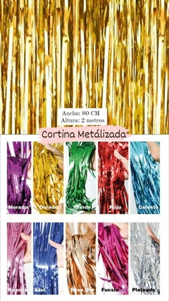 CORTINA METALIZADA