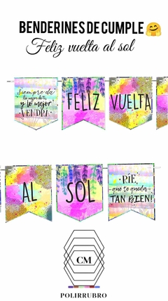CARTEL GUIRNALDA VUELTA AL SOL
