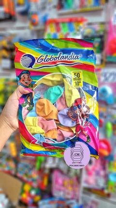 GLOBO PASTEL X50UNI GLOBOLANDIA
