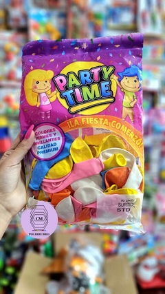 GLOBO COMUN X50 UNI PARTY TIME