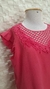 Blusa rosa com detalhes - comprar online
