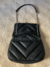 Bolsa Zara preta com detalhes prata