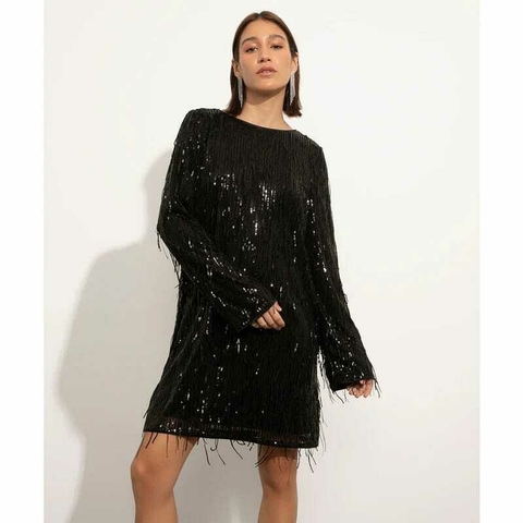 C&A Vestido Curto Manga Longa New