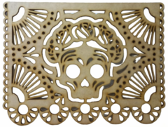 Contorno Papel picado catrín(a) 34x25cm MDF 3mm - comprar en línea