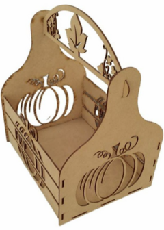 Canasta de Halloween 25x20x27 MDF 3mm