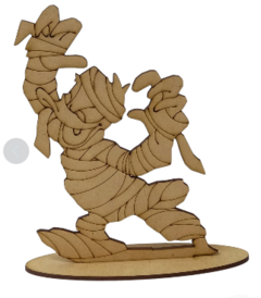 Personajes Halloween con base 15cm MDF 3mm