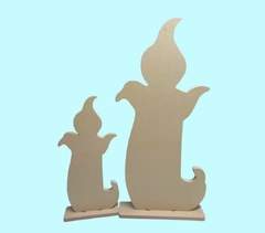 Contorno fantasmita 20x45cm con base MDF 12mm