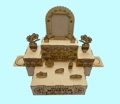 Decoración Altar desmontable 2 floreros 40x22x44cm MDF 3mm
