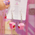 Brincos rosa - brincos divertidos - brincos fofos - comprar online