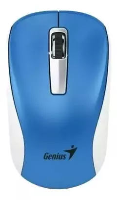 Mouse inalámbrico Genius NX-7010 Azul/Gris - Innovar