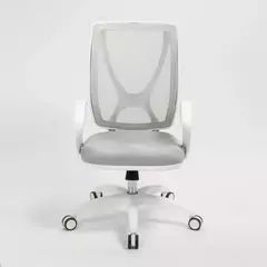 Silla Alma White Ergonómica Color Gris - Tela Marathon - comprar online