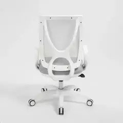 Silla Alma White Ergonómica Color Gris - Tela Marathon - Innovar
