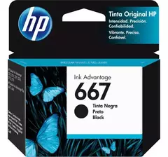 CARTUCHO HP 667 NEGRO