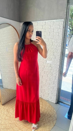 Vestido Costa Nua vermelho - comprar online