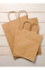 Imagen de Bolsas De Papel Madera Kraft 30x12x41 Pack X50 Unidades