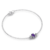 Pulseira Aurora em Prata 925 com Ametista Roxa e Zircônia - comprar online