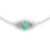 Pulseira Aurora em Prata 925 com Quartzo Verde e Zircônia - loja online