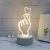 Luminária de mesa/cabeceira em LED 3D decorativa - Market Craze - comprar online