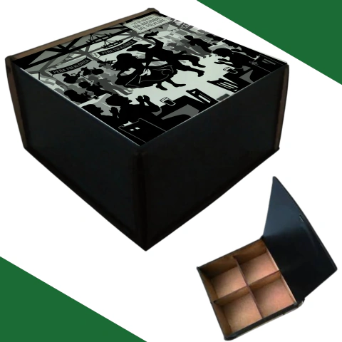 Caja de Madera - Té - "Dia Nacional del Flocklore" - # 2