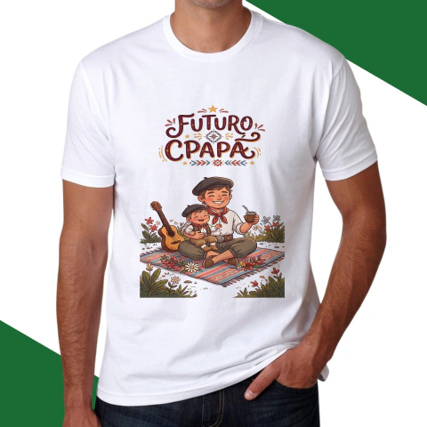 Remera de Modal Hombre Blanco - "Dia nacional del Folklore" # 2