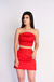 Top com pedrinhas bordadas vermelho - Top Sparkling Vermelho