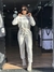 MOLETOM CROPPED FEMININO - OFF WHITE na internet