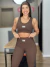 LEGGING COMFORT RIB/COFFEE - CAMY | moda fitness 