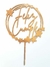 Cake Topper Feliz Cumple V