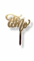 Mini Cake Topper Te Amo