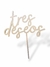 Cake Topper Tres Deseos - comprar online