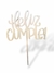 Cake Topper Feliz Cumple - comprar online