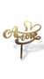 Mini Cake Topper Amor